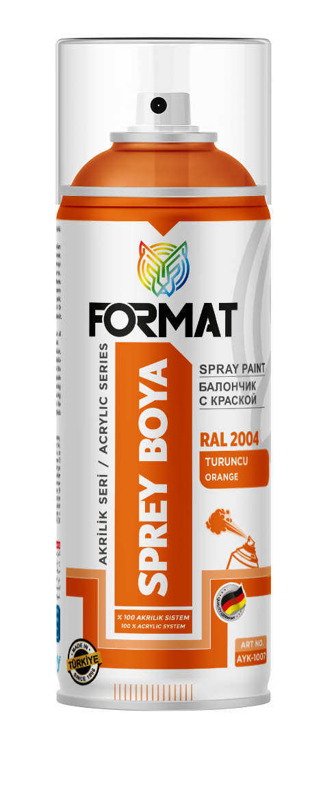 FORMAT RAL 2004 TURUNCU SPREY BOYA 400 ML